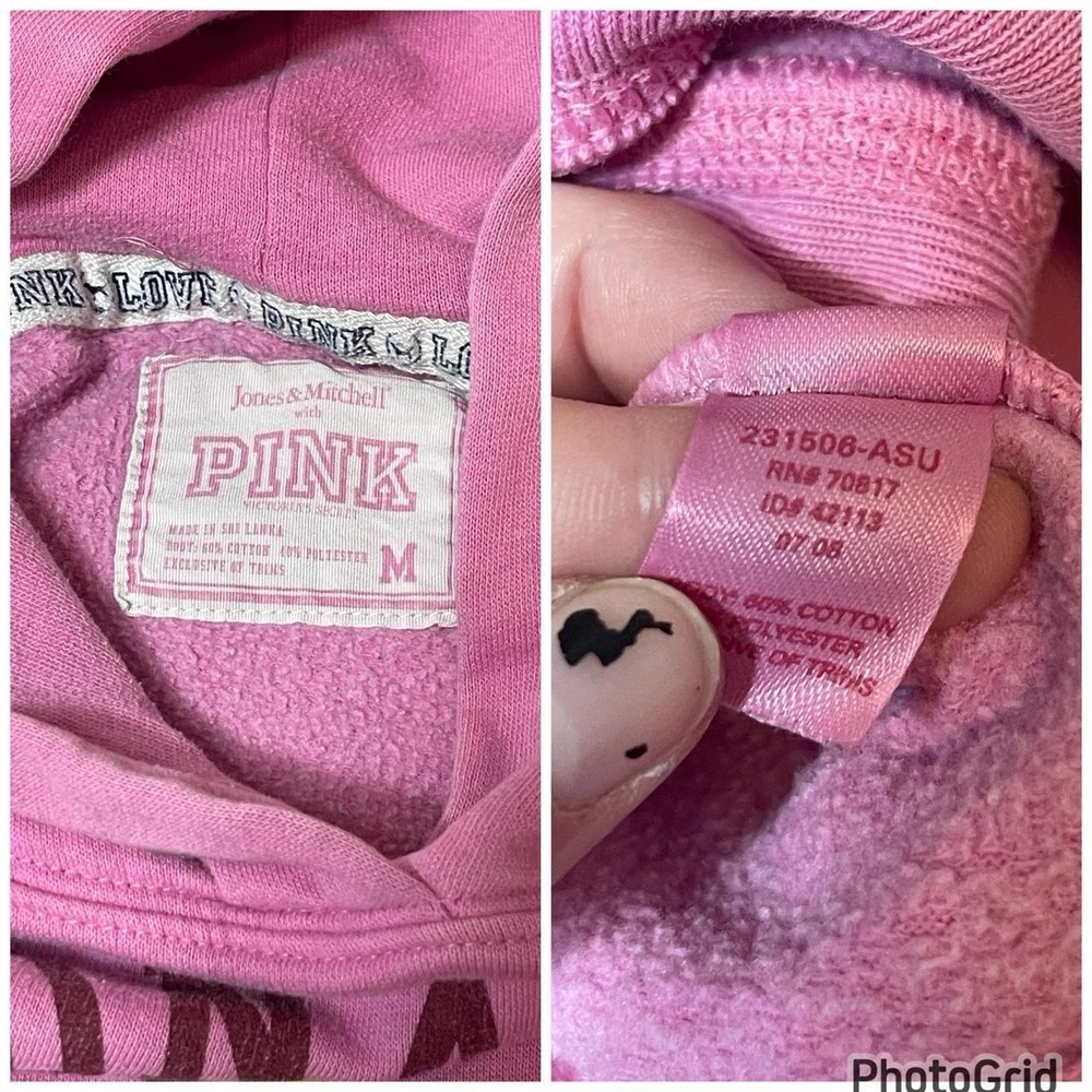 Pink y2k 2008 Arizona State University hoodie - Picture 8 of 8
